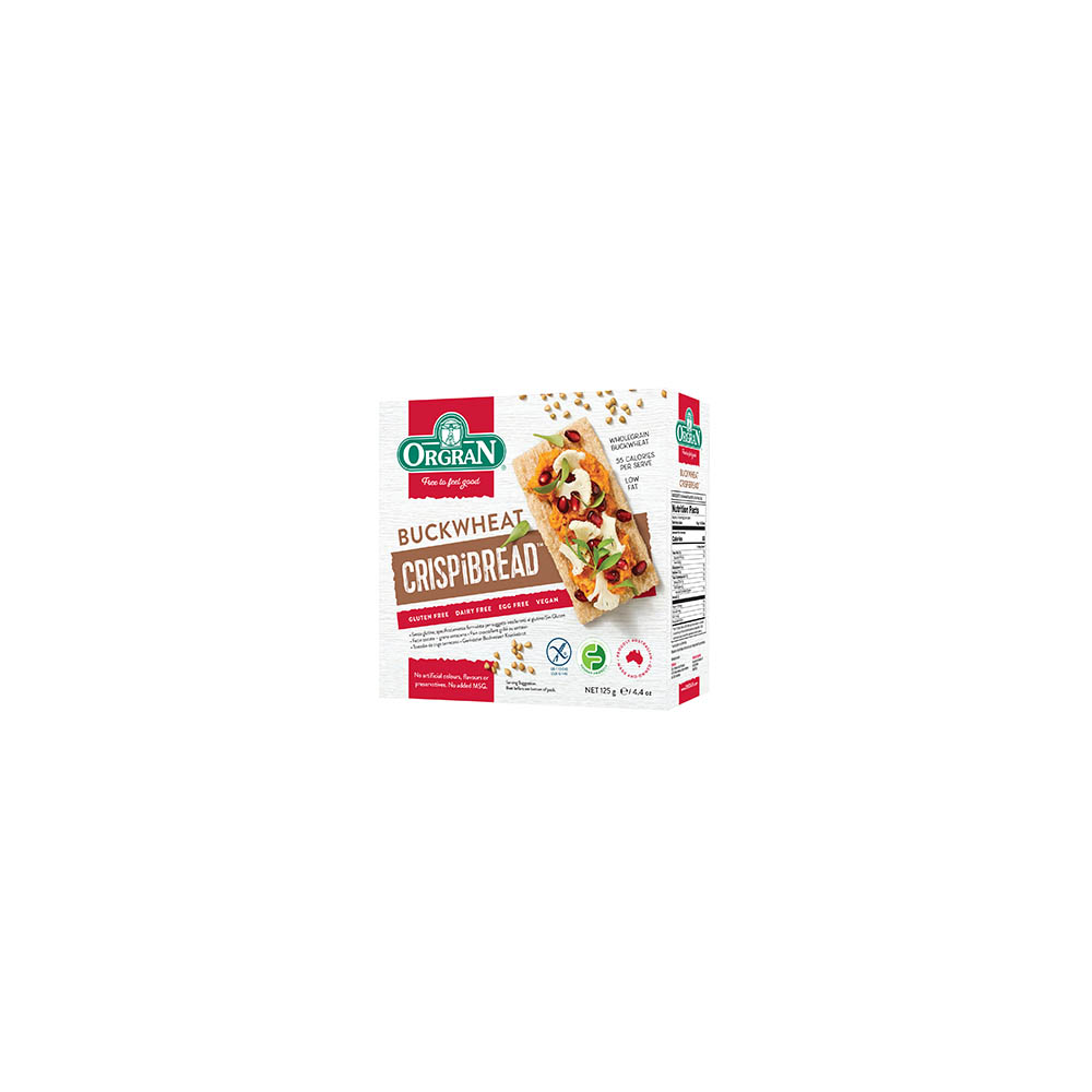 Orgran Crispibread Buckwheat Toasted
