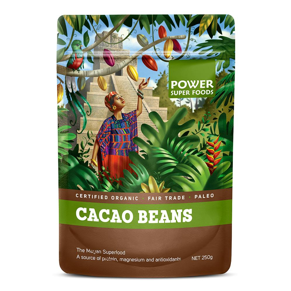 Power Super Foods Cacao Beans - Origin