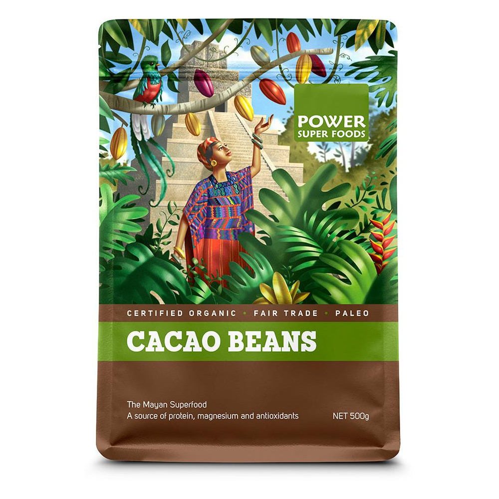 Power Super Foods Cacao Beans - Origin