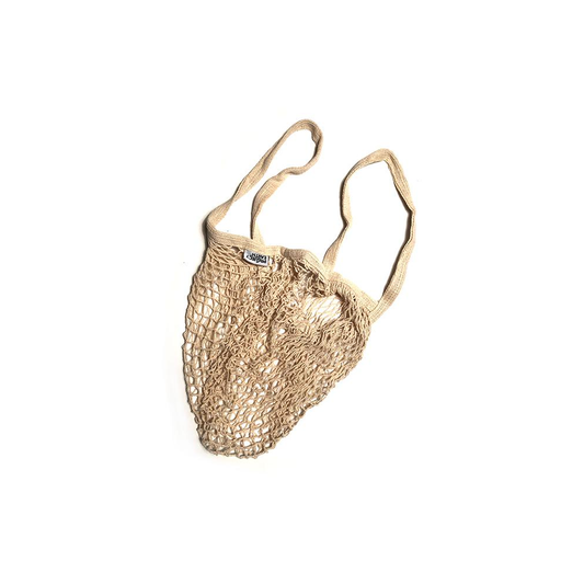 Project Earth Market Bags 100% Organic Cotton Mesh Long Handle