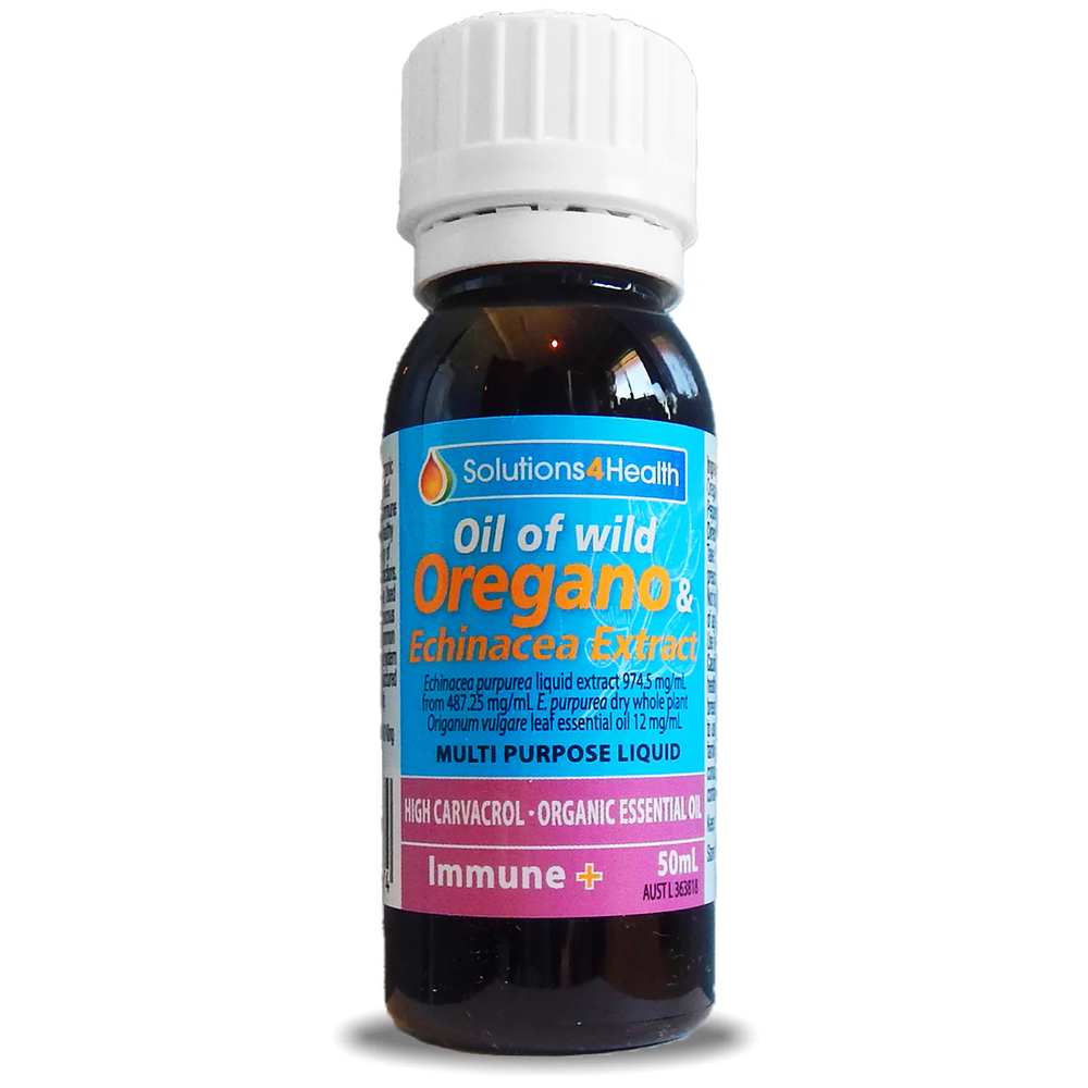 Solutions 4 Health Oil of Wild Oregano & Echinacea Extract (Immune Plus)