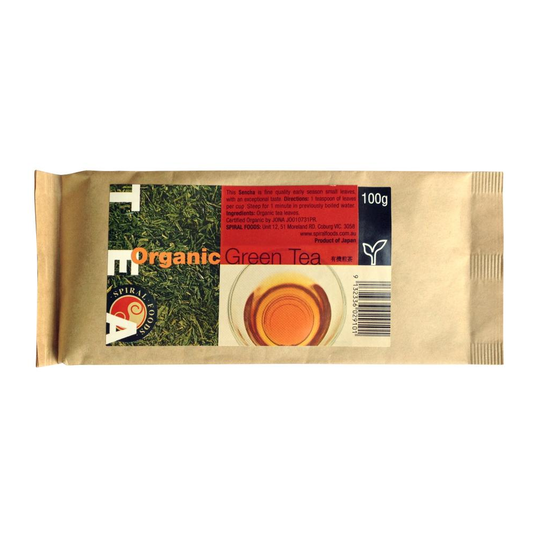 Spiral Foods Green Tea Sencha B Gluten Free Organic