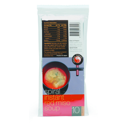 Spiral Foods Instant Miso Red (7g)