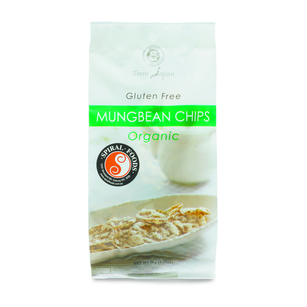 Spiral Foods Mungbean Chips Gluten Free Organic