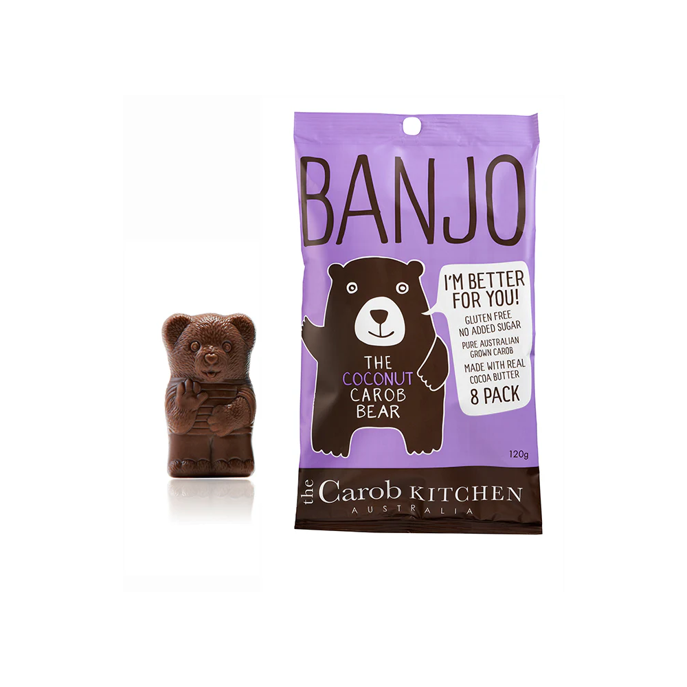 The Carob Kitchen Banjo The Coconut Carob Bear (8x15g)