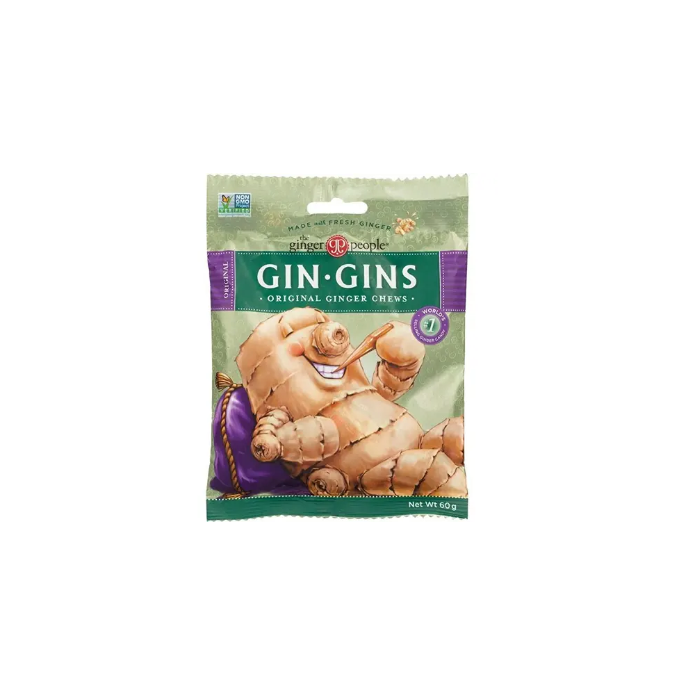 The Ginger People Gin Gins Ginger Candy Bag Chewy Original