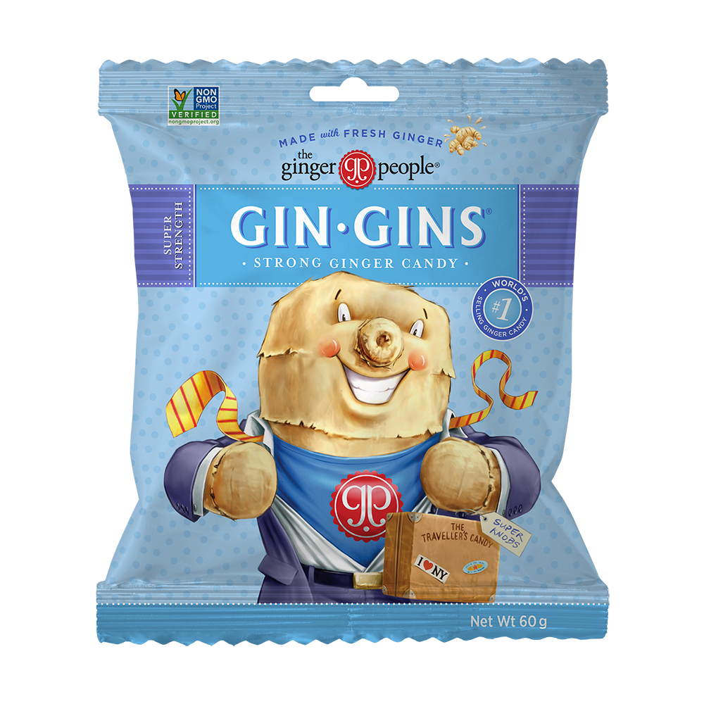 The Ginger People Gin Gins Ginger Candy Bag Super Strength