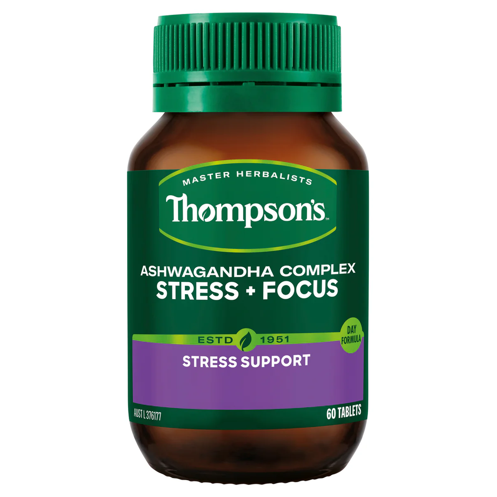 Thompson's Ashwagandha Complex Stress + Focus 60 Tablets