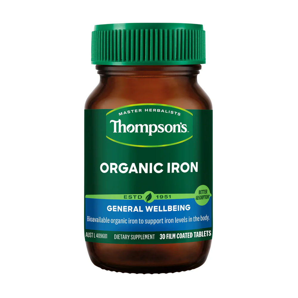 Thompson's Organic Iron 24mg