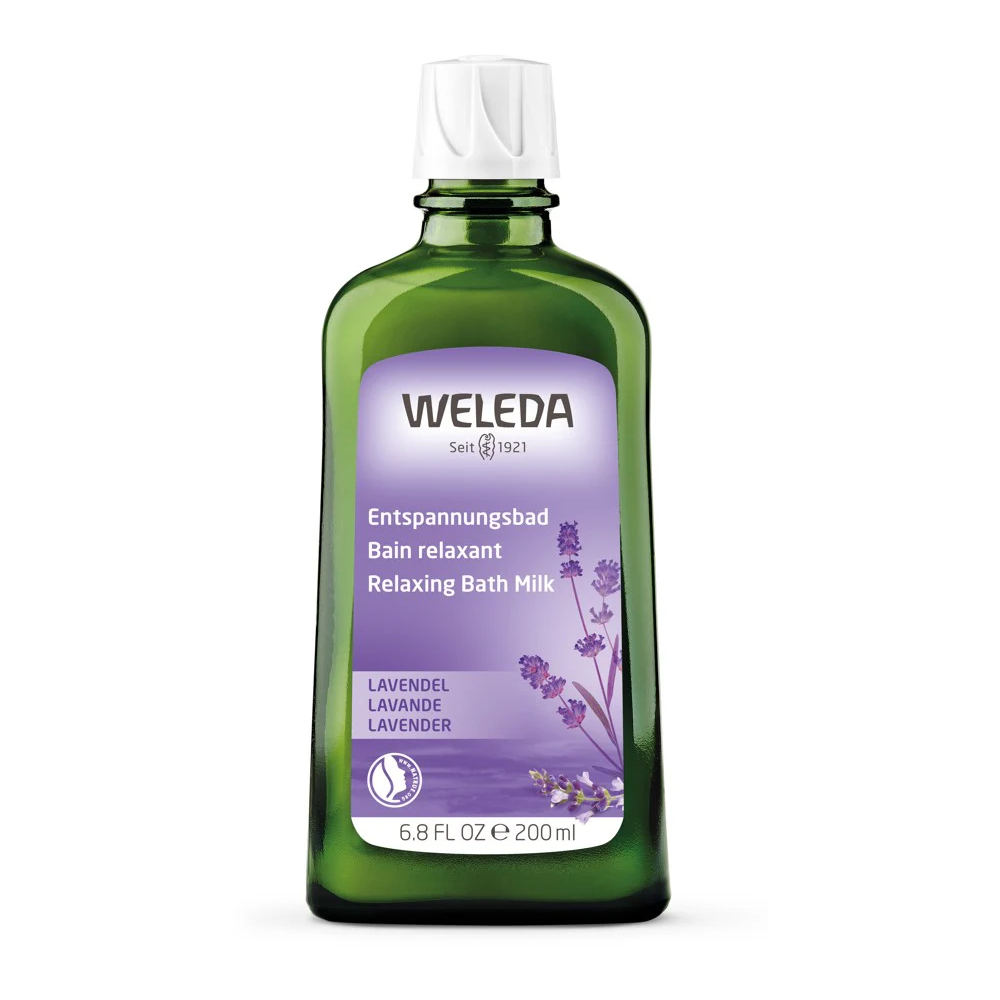 Weleda Bath & Shower Care; Relaxing Bath Milk Lavender