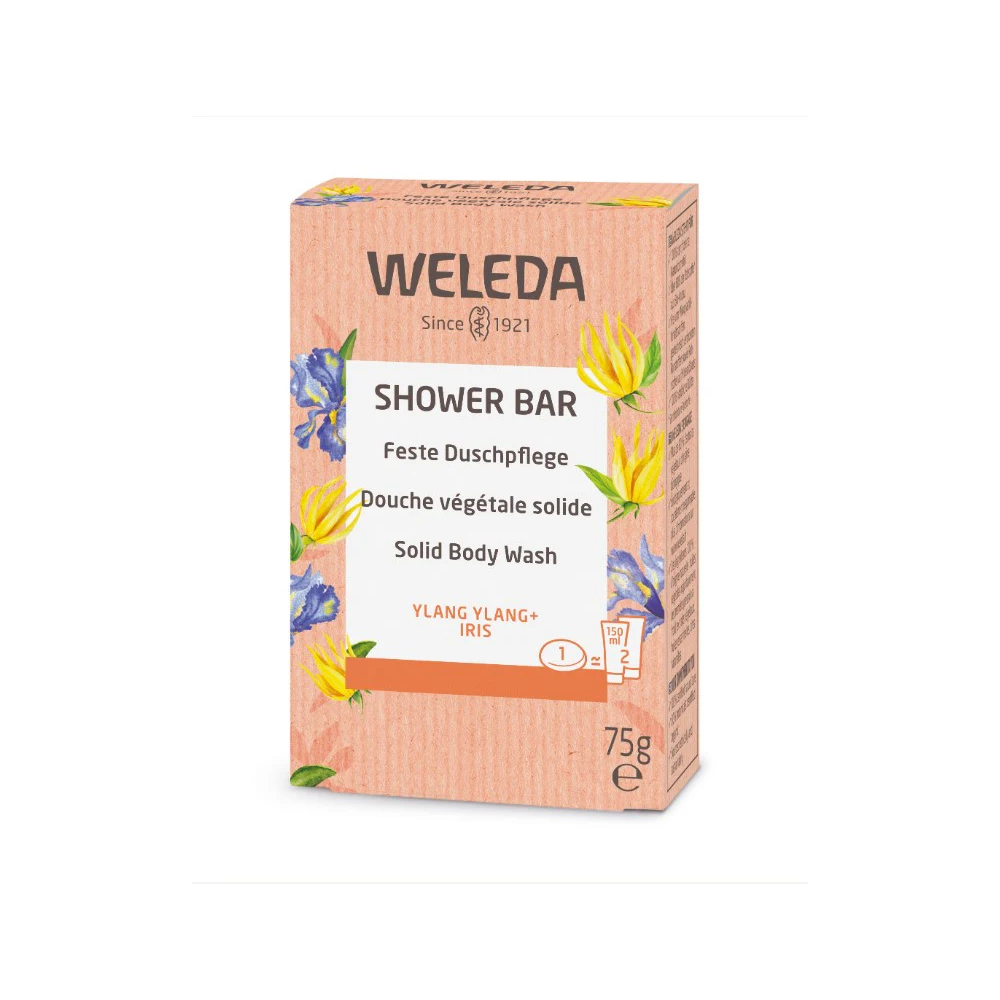 Weleda Bath & Shower Care; Shower Bar Ylang Ylang + Iris