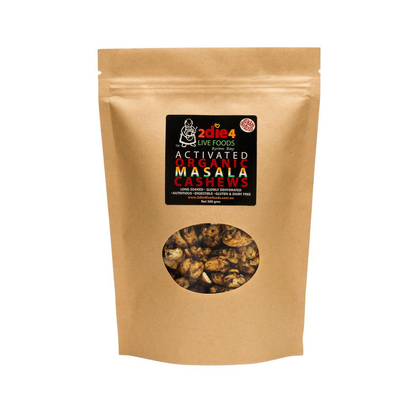 2Die4 Live Foods Organic Activated Masala Cashews