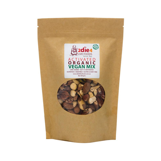 2Die4 Live Foods Organic Activated Mixed Nuts Vegan