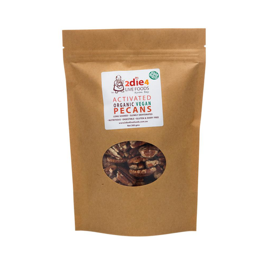2Die4 Live Foods Organic Activated Pecans Vegan