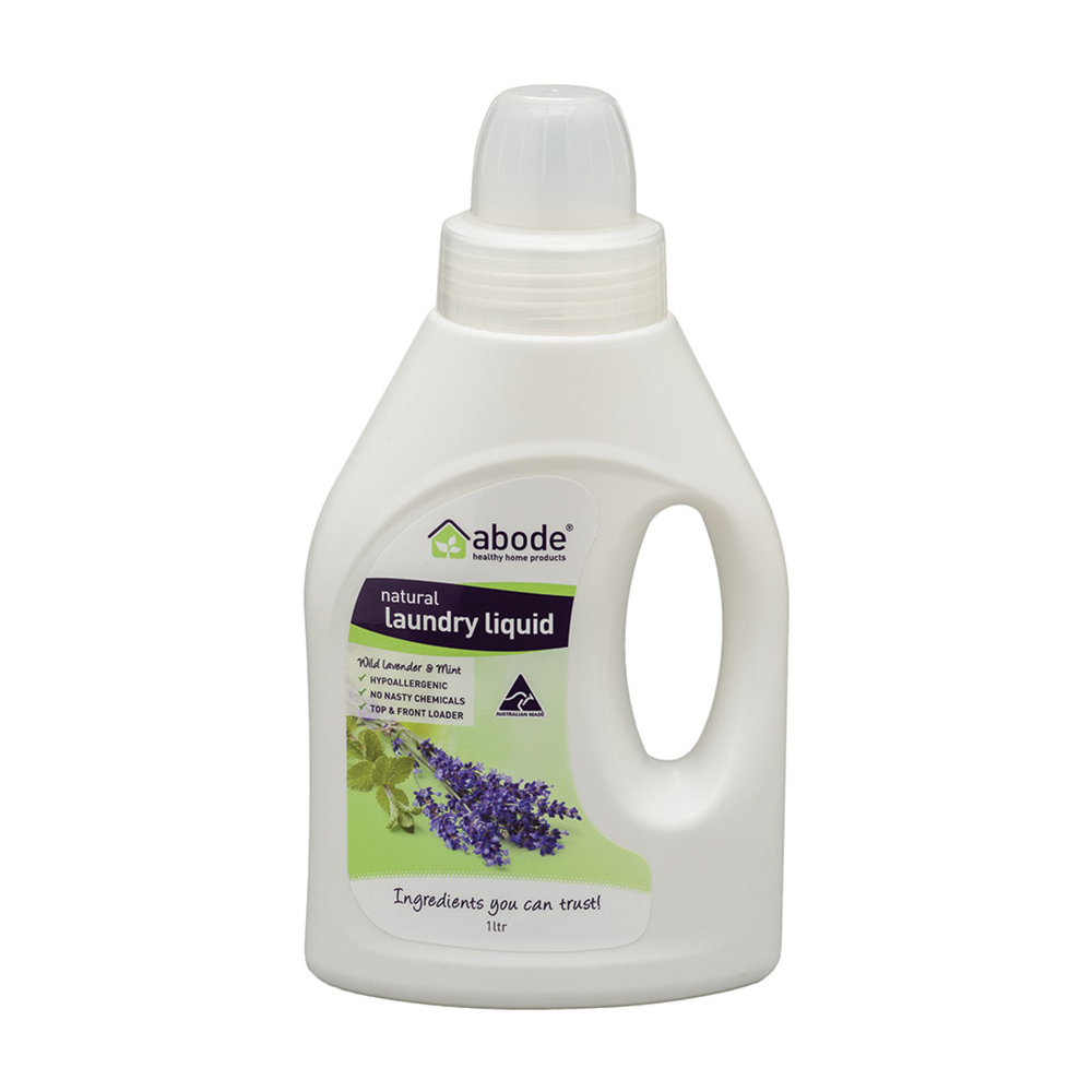 Abode Laundry Liquid (Front & Top Loader) Wild Lavender & Mint
