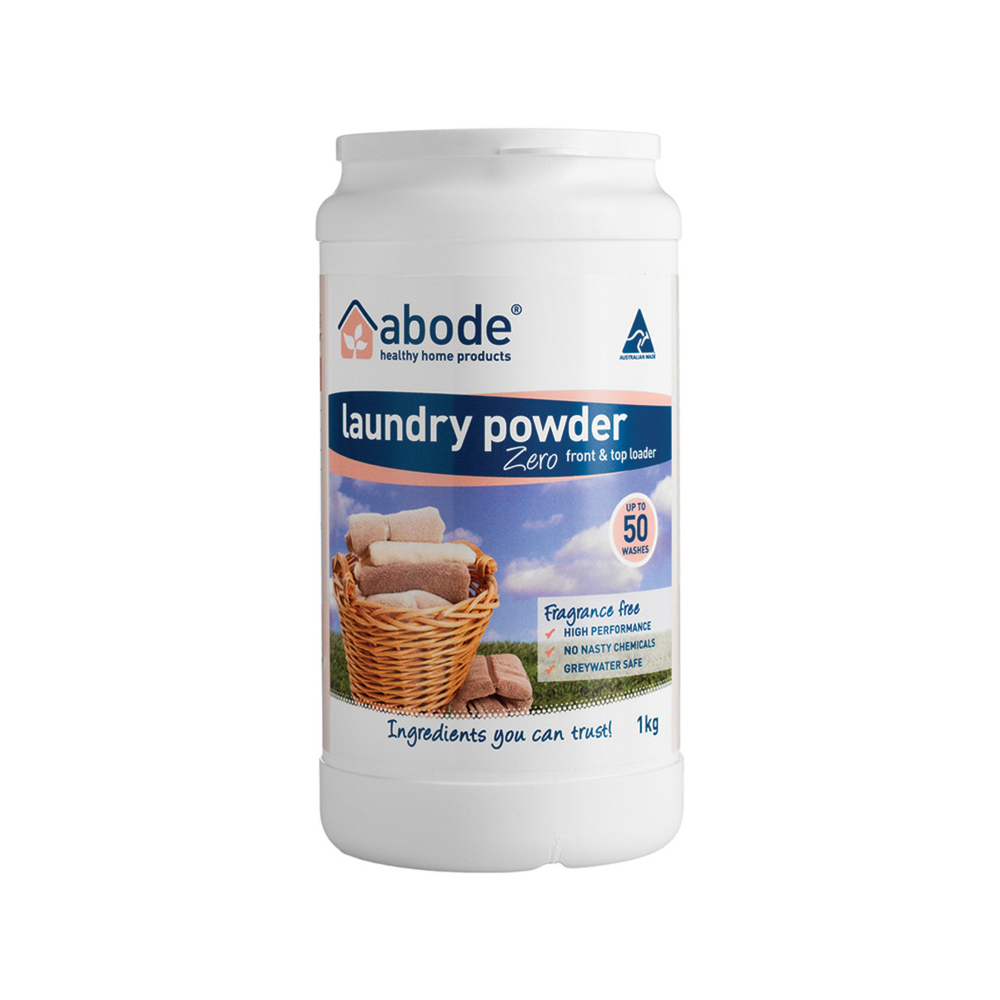 Abode Laundry Powder (Front & Top Loader) Zero