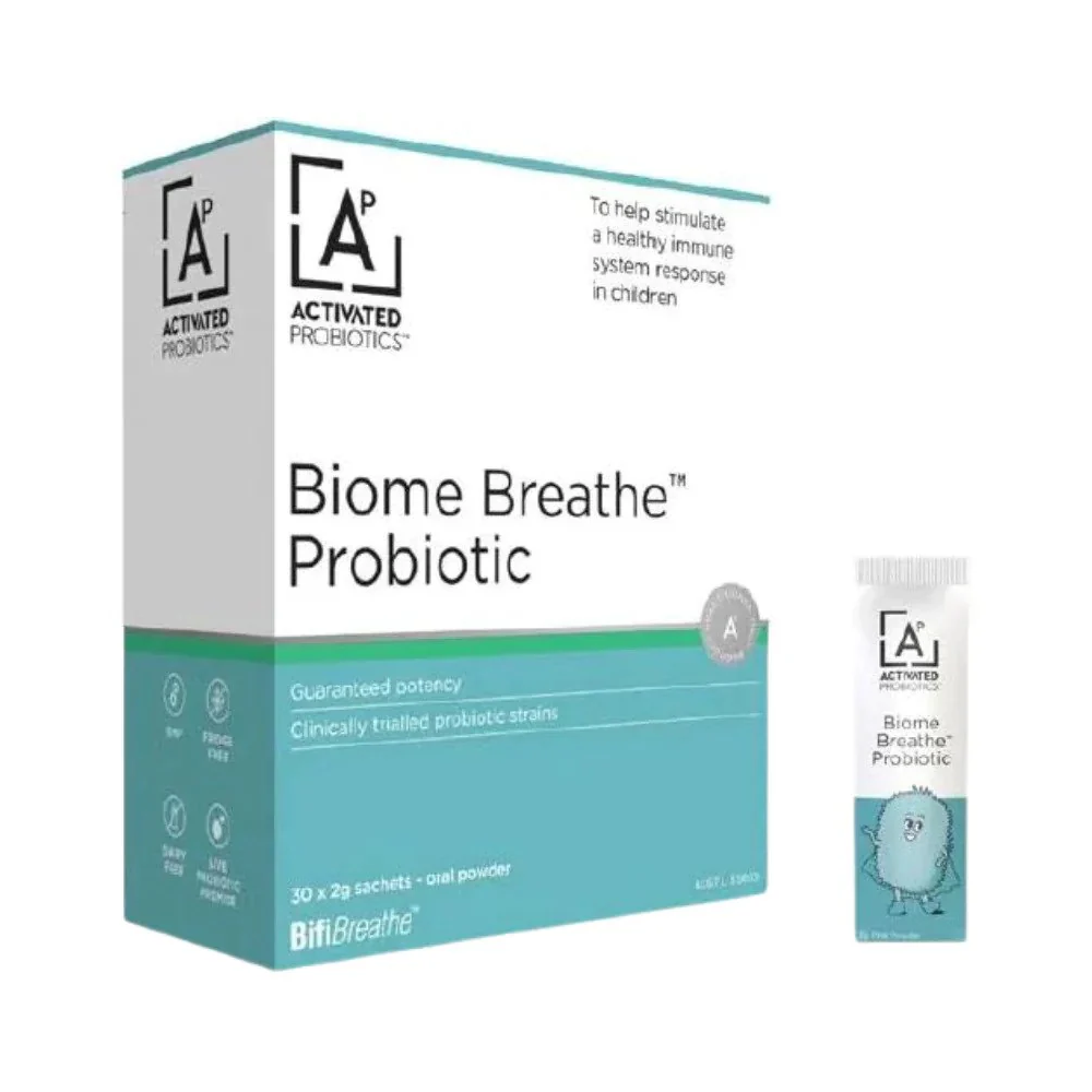 Activated Probiotics Biome Breathe Probiotic Vanilla (Sachets 1.6g)