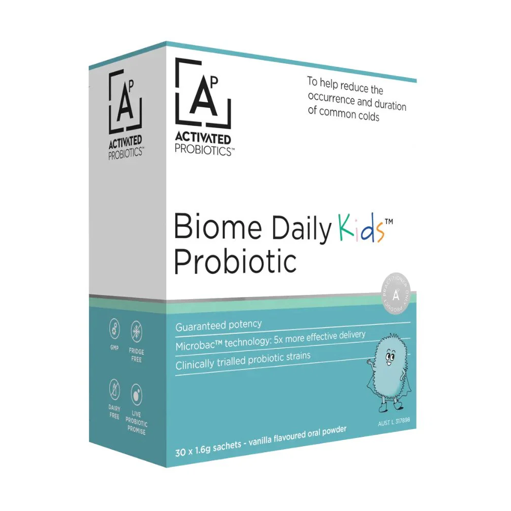 Activated Probiotics Biome Daily Kids Probiotic Vanilla (Sachets 1.6g)