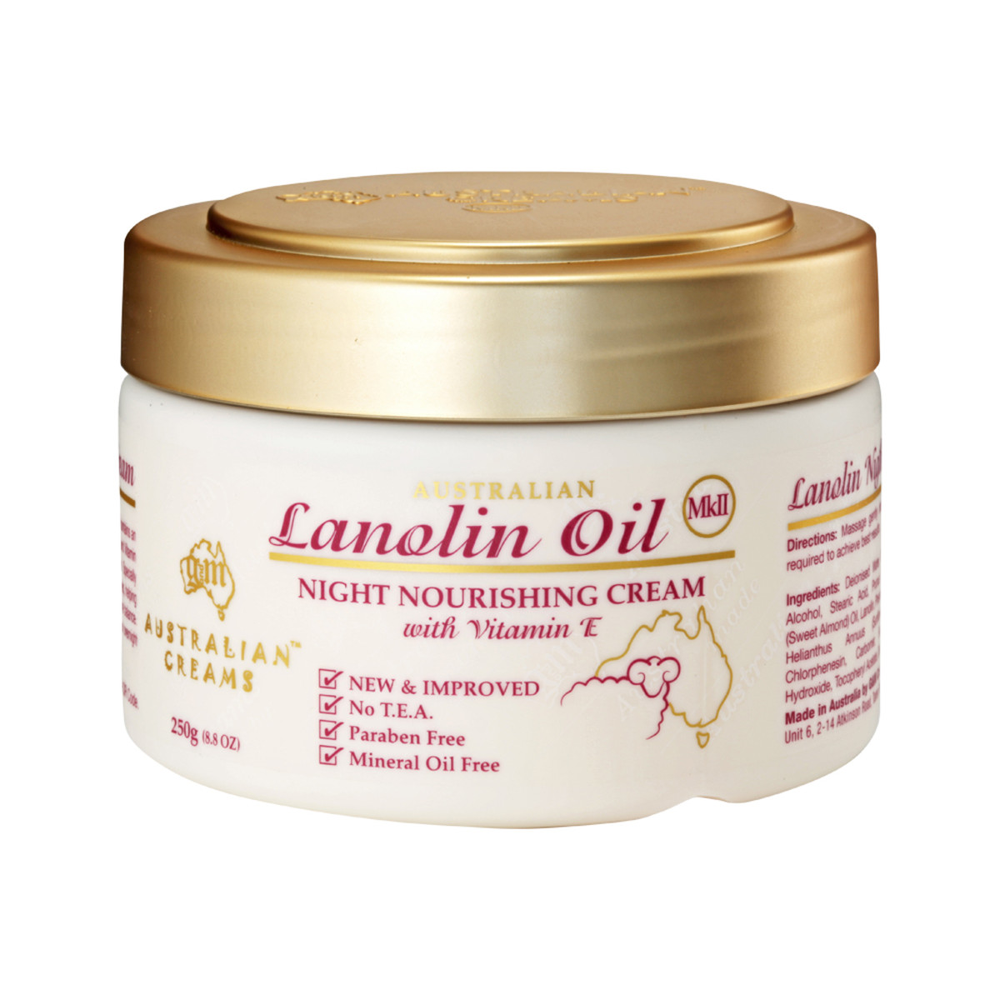 Australian Creams MK II Lanolin Oil Night Nourishing Cream with Vitamin E