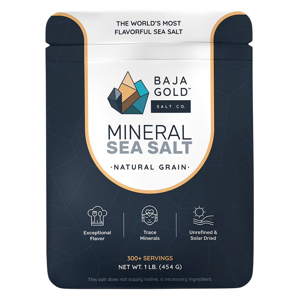 Baja Gold Salt Co Mineral Sea Salt Natural Grain