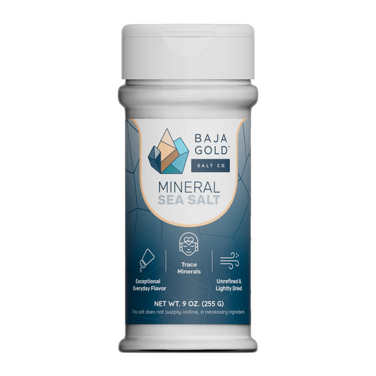 Baja Gold Salt Co Mineral Sea Salt - Shaker 255g