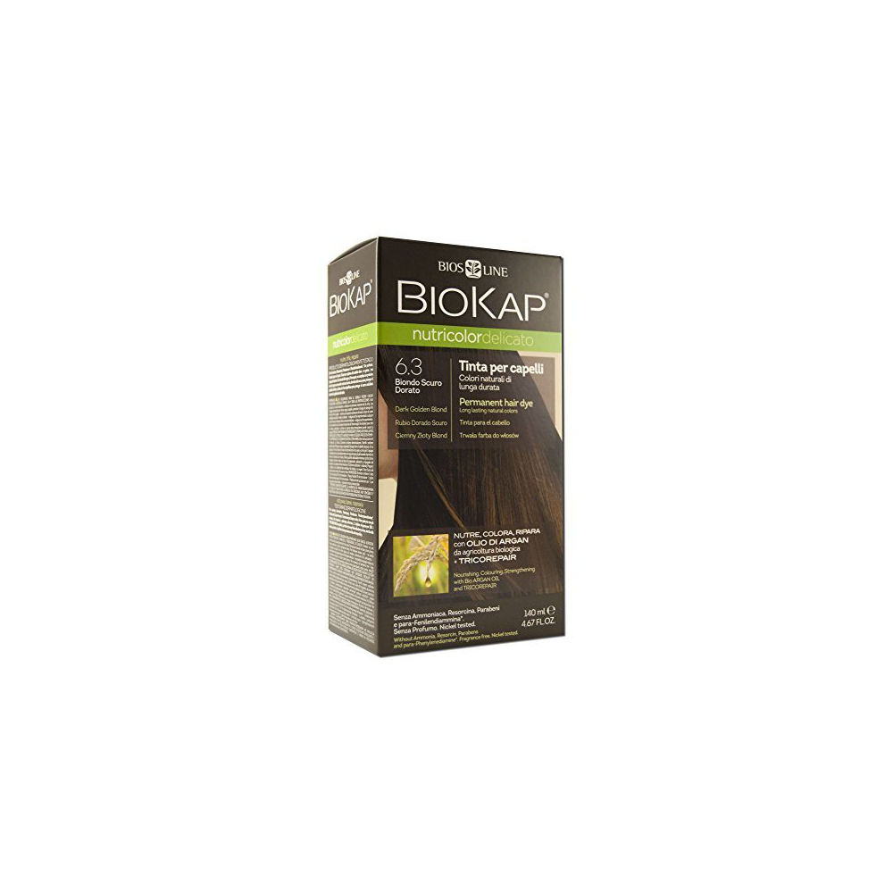 BioKap Nutricolor Delicato 6.3 Dark Golden Blond