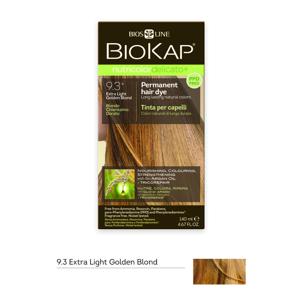 BioKap Nutricolor Delicato+ 9.3+ Extra Light Golden Blond
