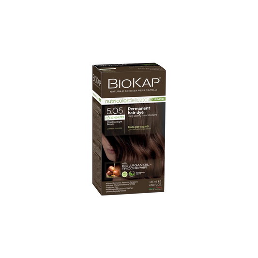 BioKap Nutricolor Delicato Rapid 5.05 Chestnut Light Brown
