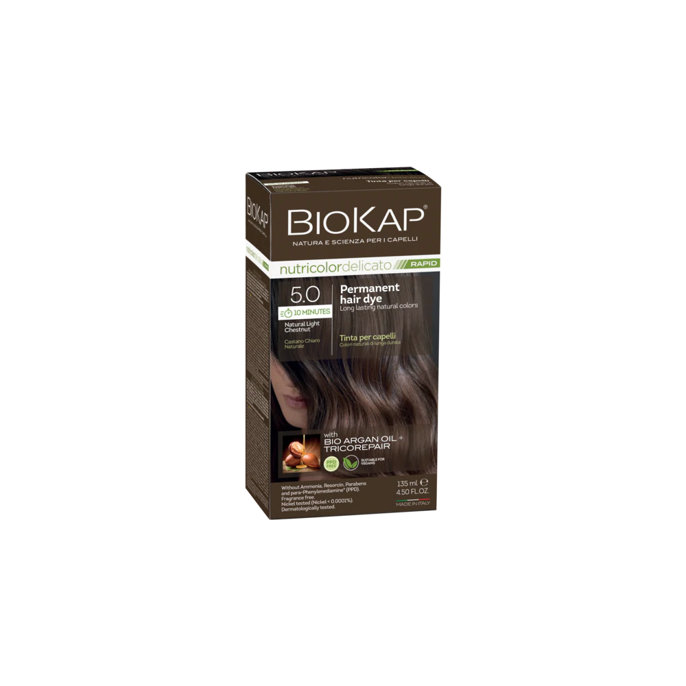 BioKap Nutricolor Delicato Rapid 5.0 Natural Light Chestnut