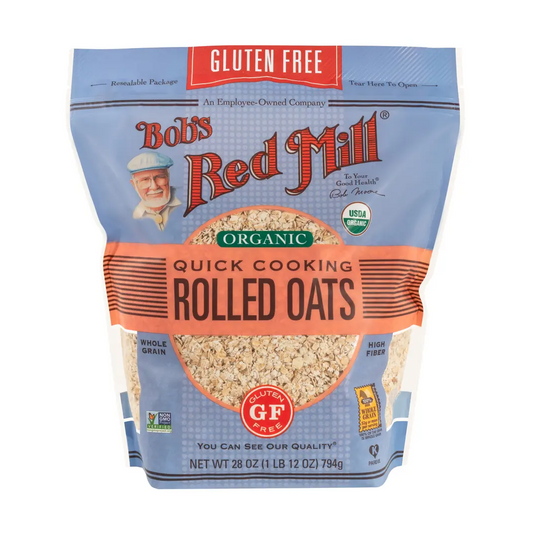 Bob's Red Mill Organic Quick Cooking Rolled Oats Pure Wheat Free