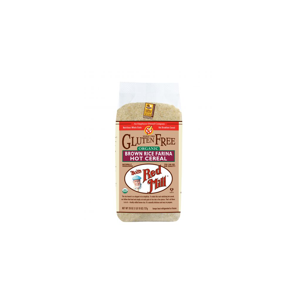 Bob's Red Mill Creamy Rice Hot Cereal Brown Rice Farina Organic
