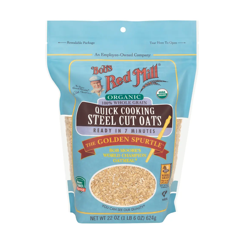Bob's Red Mill Quick Cooking Steel Cut Oats Organic