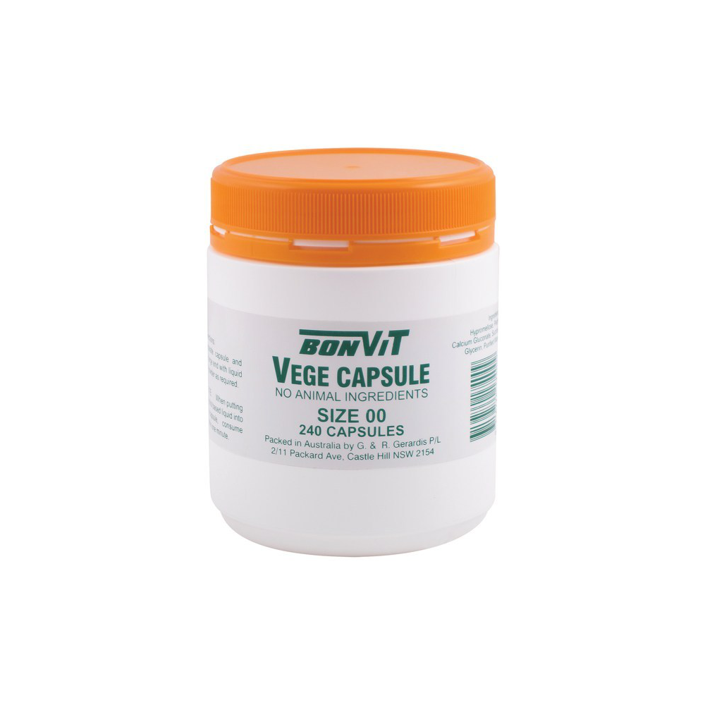 Bonvit Empty Capsules Size '00' Vege
