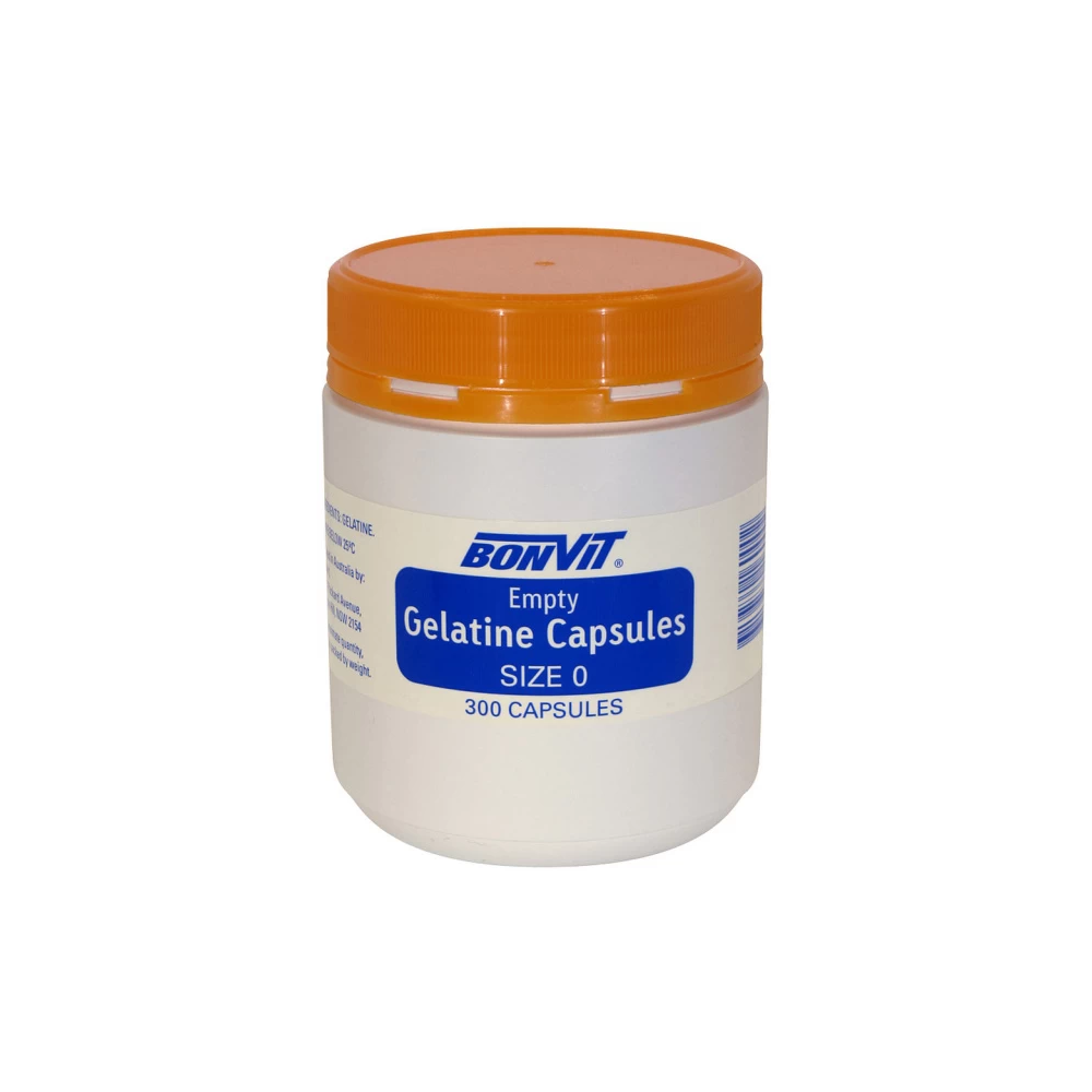 Bonvit Empty Capsules Size '0' Gelatine