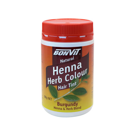 Bonvit Natural Hair Tint Henna Herb Colour (Henna & Herb Blend) Burgundy