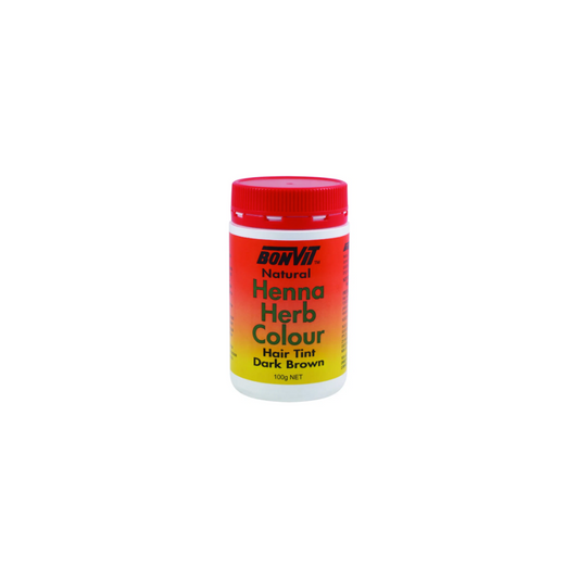 Bonvit Natural Hair Tint Henna Herb Colour (Henna & Herb Blend) Dark Brown
