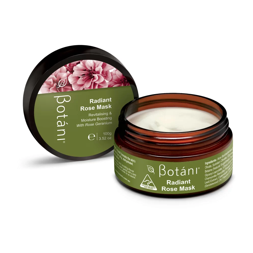 Botani Radiant Rose Mask 100g