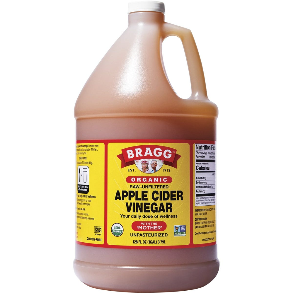 Bragg Apple Cider Vinegar Unfiltered & Contains The Mother