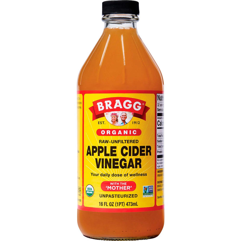 Bragg Apple Cider Vinegar Unfiltered & Contains The Mother