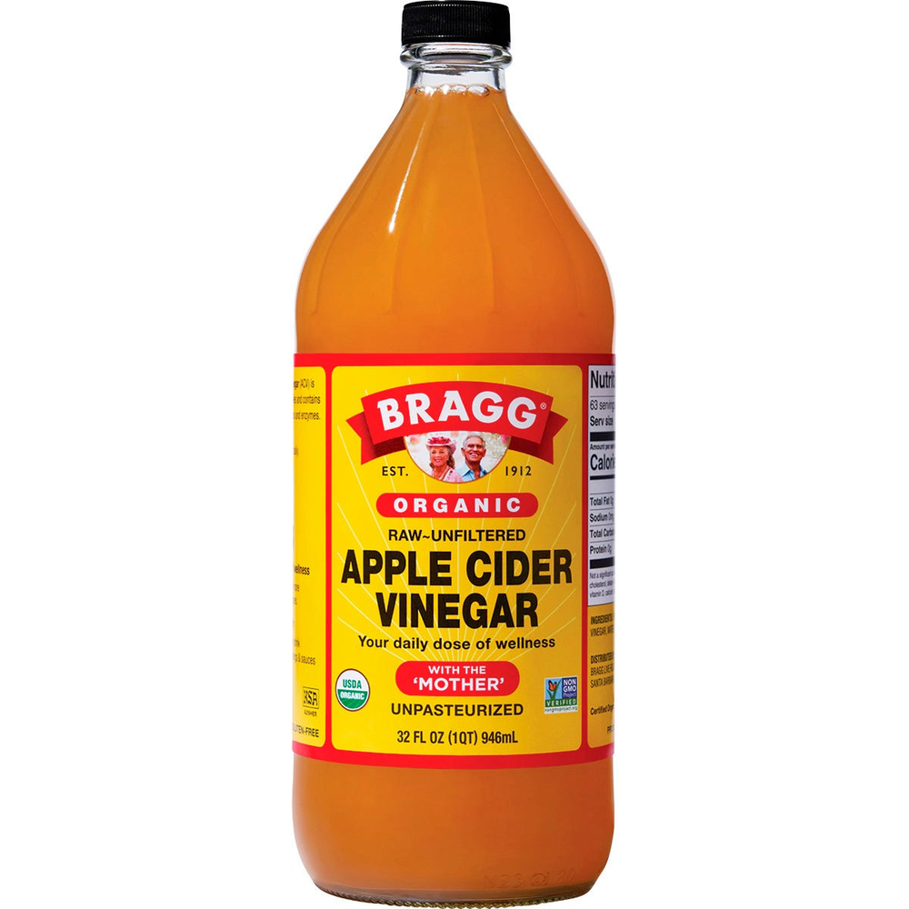 Bragg Apple Cider Vinegar Unfiltered & Contains The Mother