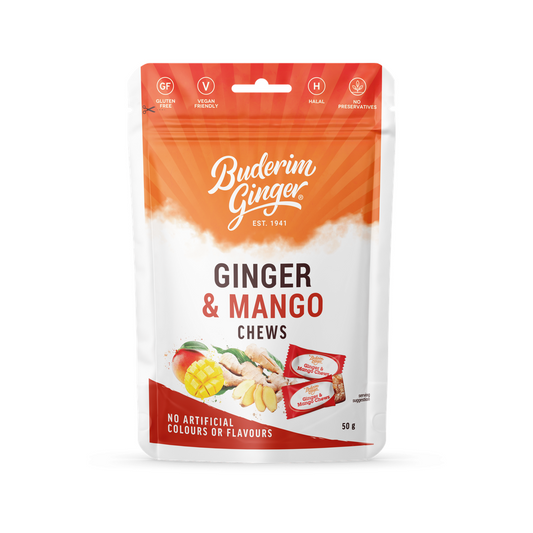 Buderim Ginger Ginger & Mango Chews