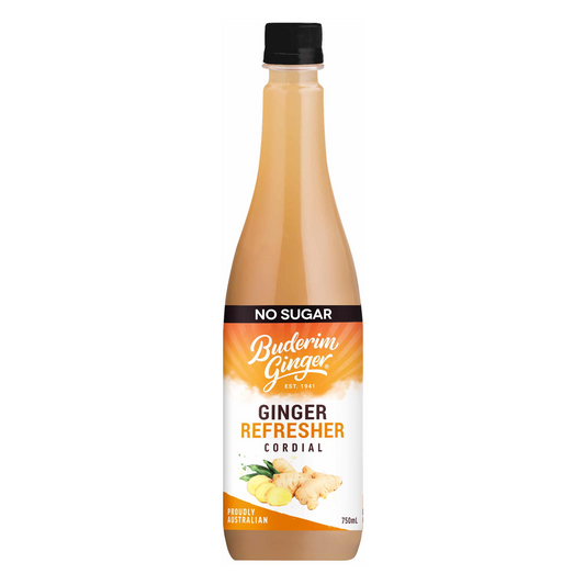 Buderim Ginger Ginger Refresher No Sugar Cordial