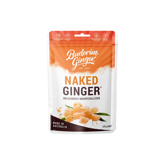 Buderim Ginger Naked Ginger Deliciously Uncrystallised