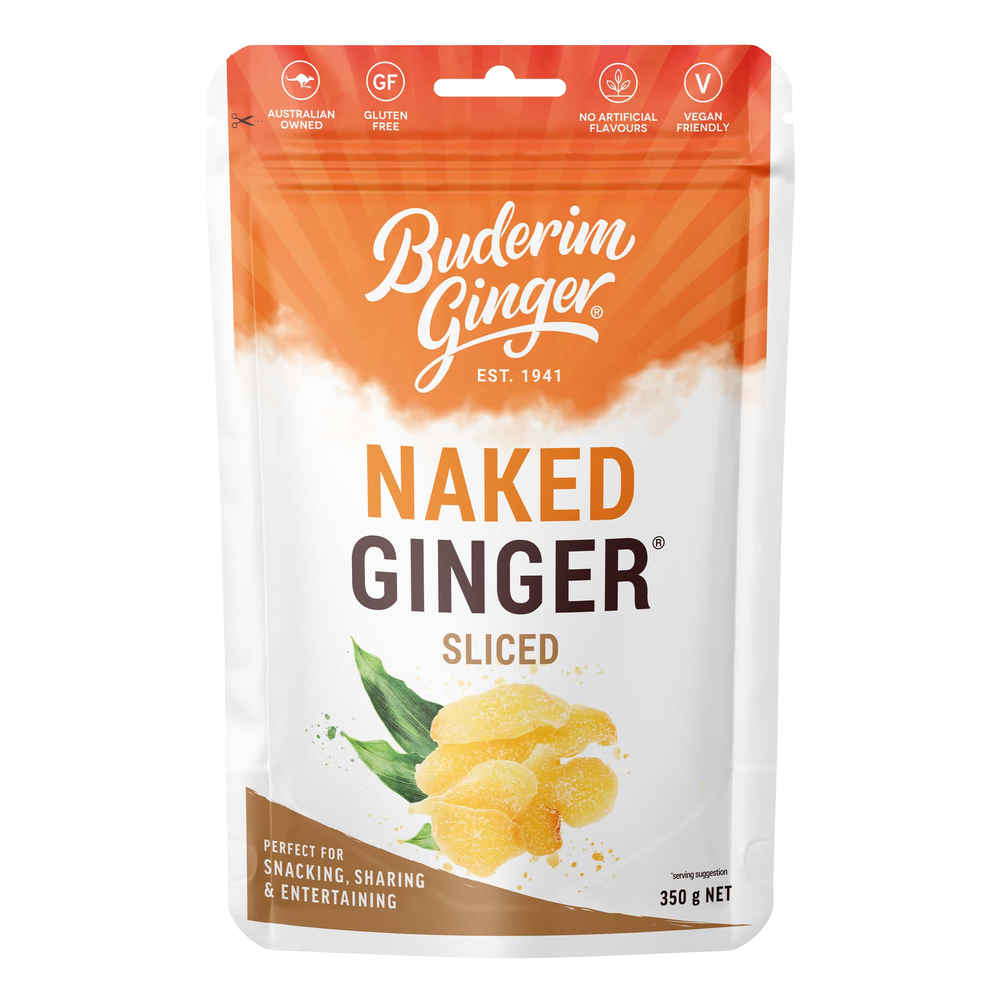 Buderim Ginger Naked Ginger Sliced