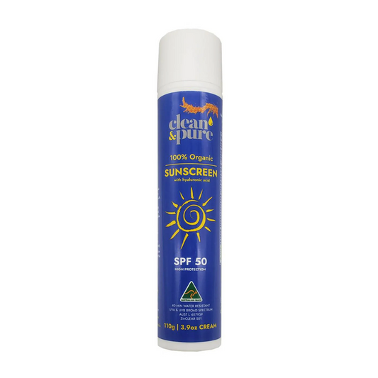 Clean & Pure 100% Organic Hydrating SPF50 Sunscreen