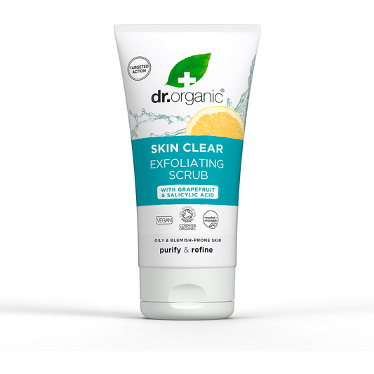 Dr Organic Exfoliating Face Scrub Skin Clear