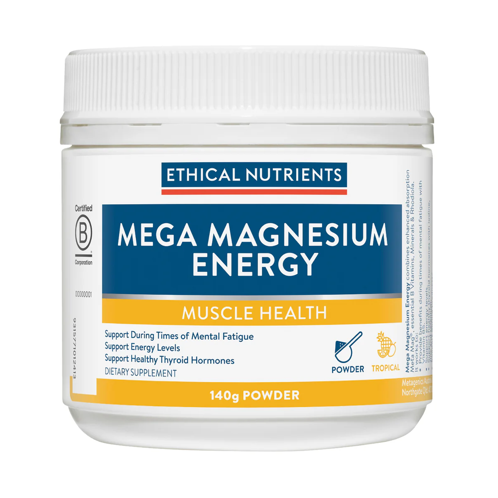 Ethical Nutrients Mega Magnesium Powder Energy