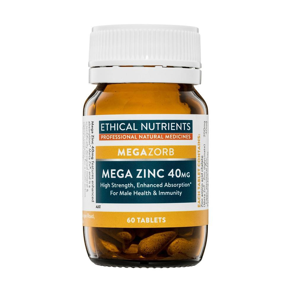 Ethical Nutrients Mega Zinc 40mg