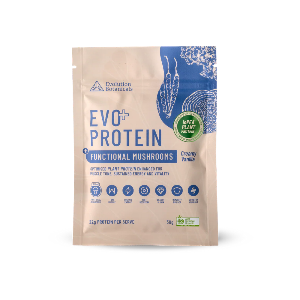 Evolution Botanicals Evo Protein + Functional Mushrooms  (30g Sachet)