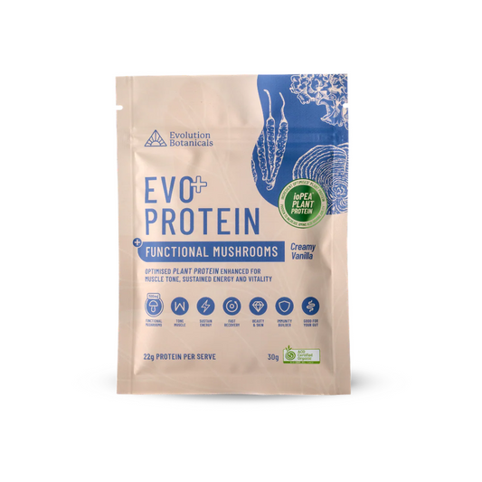 Evolution Botanicals Evo Protein + Functional Mushrooms  (30g Sachet)